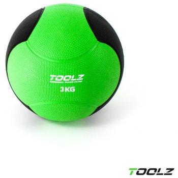 Unisex 3 kg Toolz Medicine Ball – Green/Black