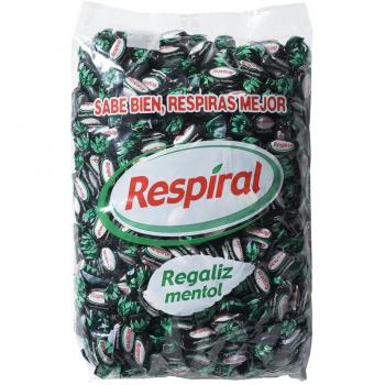 Respiral Caramelos Duros de Regaliz y Mentol 1 kg