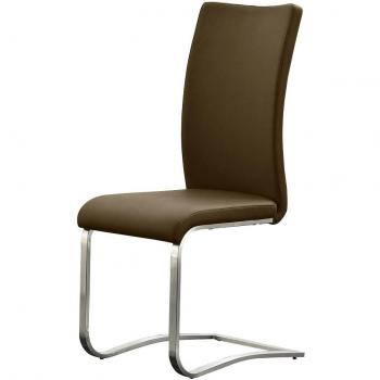 MCA furniture Arco Freischwinger, 2 Stück, Kunstleder, bis 130 Kg belastbar