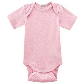 LIVING CRAFTS Baby Kurzarm-Body in Rosé