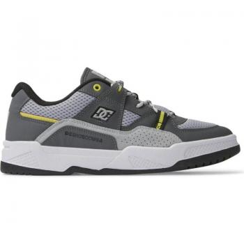 TÊNIS DC SHOES CONSTRUCT MULTICOLOR BRANCO CINZA AMARELO UNISSEX