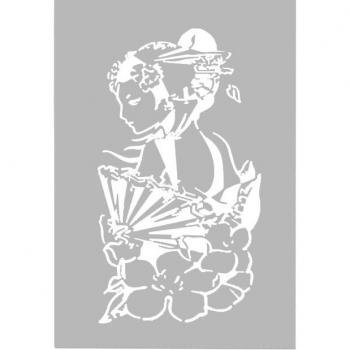 Plantilla Reutilizable de Tatuaje Calavera A4