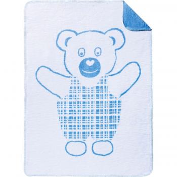 Baby Ketteldecke in Blau – 75×100 cm