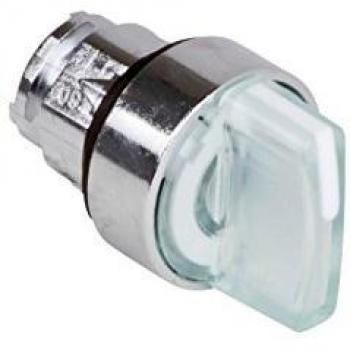 Mango Estándar Blanco con Enclavamiento – Schneider ZB4BK1313