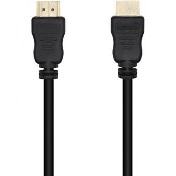 AISENS A119-0530 Cable HDMI V1.4 aleación CCS 14+1 alta velocidad, A/M-A/M, negro, 1.8m