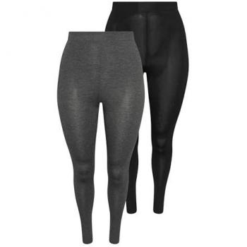 Yours Damen Curve Leggings 2er Pack