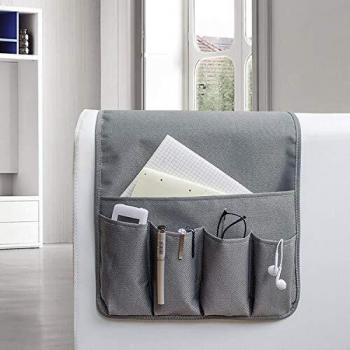 MDSTOP Sofa Armrest Storage Organizer, Fits Phone, Book, Remote Control