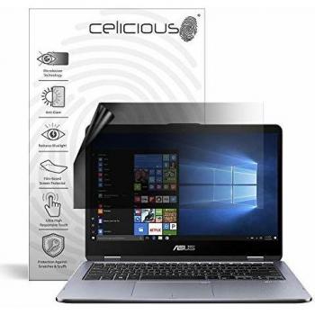 Celicious Privacy Lite 2-Way Anti-Glare Anti-Spy Filter Screen Cover for Asus VivoBook Flip TP410U