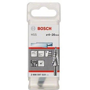 Broca escalonada HSS 4-20 mm Bosch