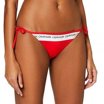 Calvin Klein String Side Tie Bikini Bas De Maillot, Risque Élevé, (Taille Fabricant: X-Small) Femme