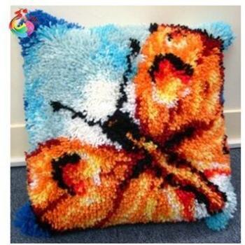 Butterfly Latch Hook Cushion Set