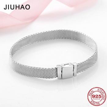925 Sterling Silber Perlenarmband für Damen