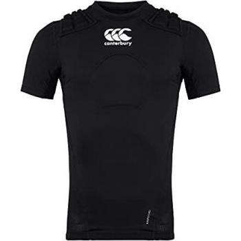 CCC Canterbury Rugby Protection Vest Body Armour Padding Top Adults Black