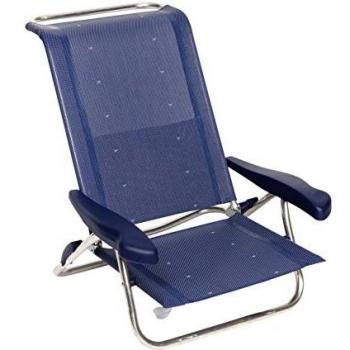 Silla de Playa Baja Crespo Azul