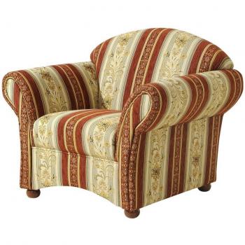 Corona Sessel Rot – 96 x 86 x 83 cm – Premium Chenille‑Material