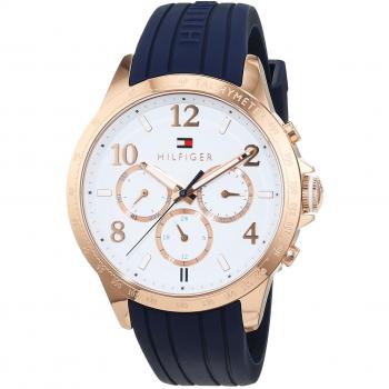 Montre Tommy Hilfiger Femme En Silicone Bleu