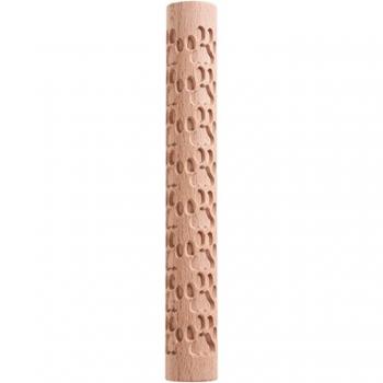 3D Christmas Pattern Embossing Rolling Pin for Baking