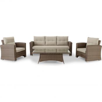Bolonia Outdoor Living: 5 Plazas y Mesa 140x80cm