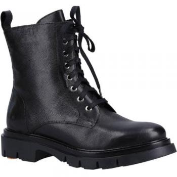 Rhea Leather Lace Boots for Women