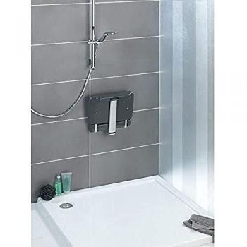 Siège de douche compact Wenko avec support de 120 kg