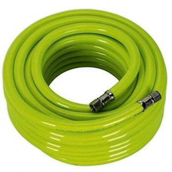 Sealey Air Hose High-Visibility 15m x �10mm with 1/4BSP Unions AHFC1538