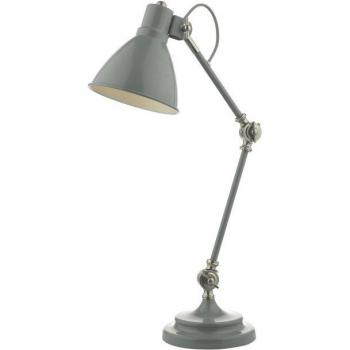 Eunice lampes de table nickel gris 1 ampoule