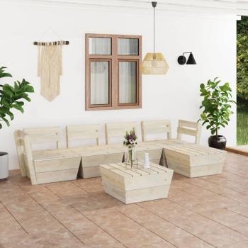 Colección Outdoor Palet Natural 6 Artículos