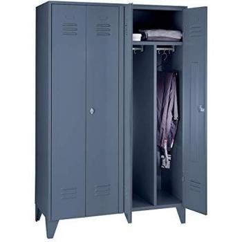 Armadietto in acciaio con 2 compartimenti Wolf 257028