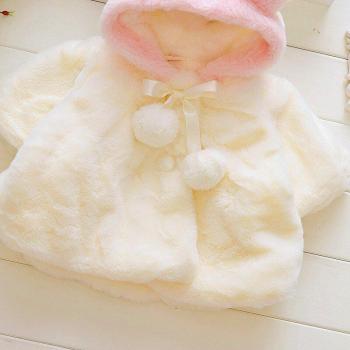 Plush Warmth Baby Girls Outerwear