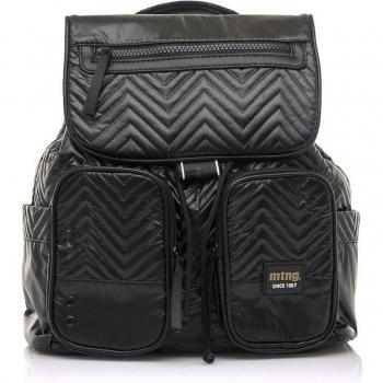 Mochila mujer Mustang Vanged diseño geométrico taupe