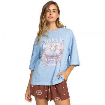 Roxy Damen T-Shirt Sweet Shine in blau/rosa