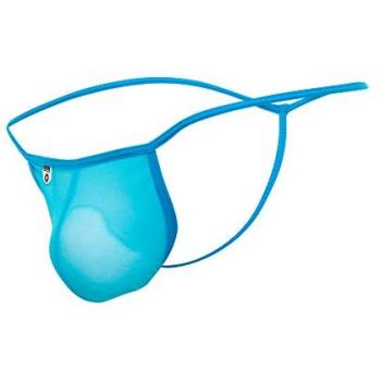 MOB Durchsichtiger T-Back String aqua S/M
