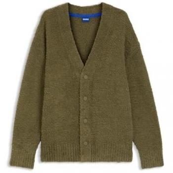 HUGO Blue Oversized Strickjacke für Herren