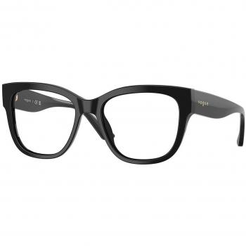 Vogue Gafas de Moda Negras para Mujer