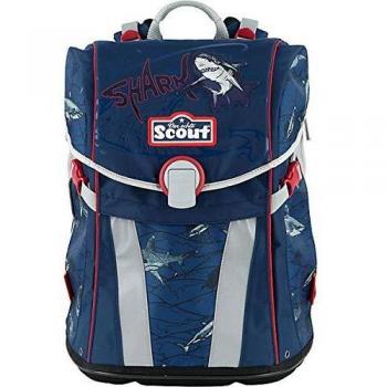 Schulranzen Scout Sunny Premium Shark – Vierteilset