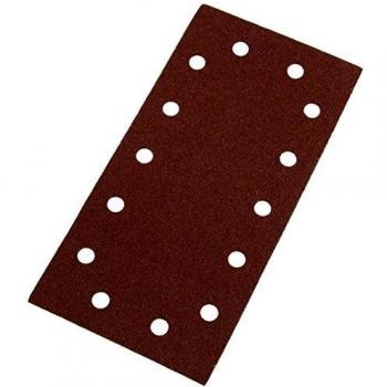 Hojas de lija perforadas 115 x 230 mm, 10 pzas (Grano 80)