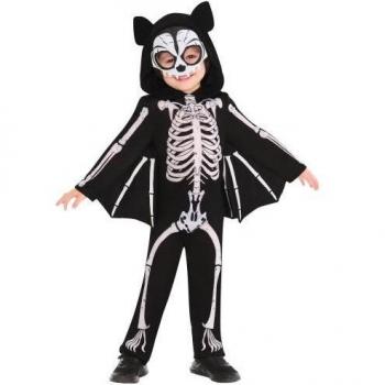 Costume Enfant Squelette Chauve-Souris 3 Ans