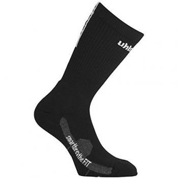 Uhlsport Tube It Herrensocken, Schwarz/Weiß, Größe M (33-36)