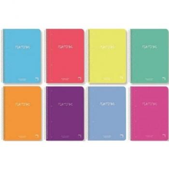 Set de Cuadernos Pacsa Plastipac 4 Piezas Multicolor A4 100 Hojas