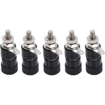 5Pcs 4mm Banana Plug Binding Post Connectors