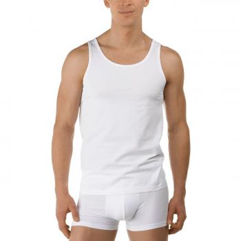 Calida Herren Unterhemd Athletic – Fitnessshirt – Gr. S – Weiß