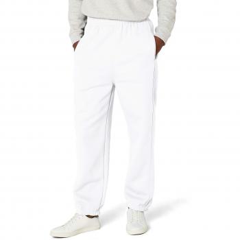 Urban Classics Men's Elastic Waist Sweatpants, White, M