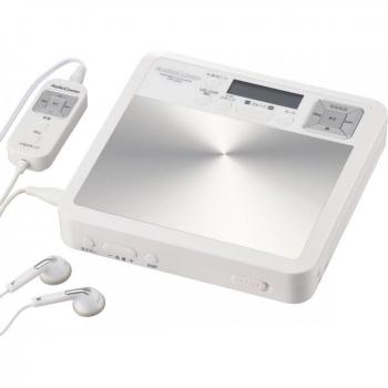 Ohm AudioComm lettore CD portatile per l'apprendimento delle lingue bianco CDP-500N 03-7230 OHM
