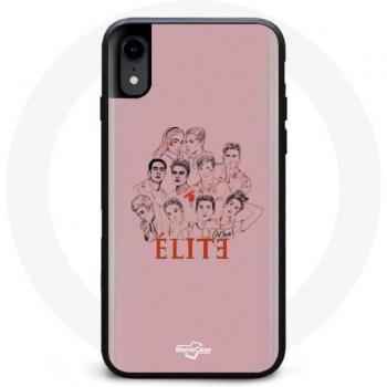 Custodia protettiva per iPhone X Elite Stagione 5 Fanart Personaggi Logo