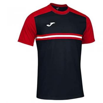 Camiseta Joma Hispa IV short sleeve black red