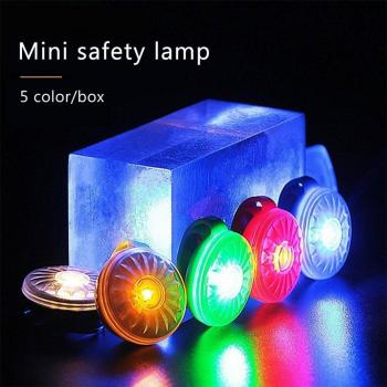5 Pcs Waterproof USB Rechargeable Bicycle Safety Warning Lights