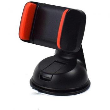 Soporte de Coche para Teléfono Móvil, Universal, Negro/Rojo