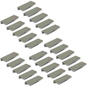 Poignée de meuble Emuca 45mm Aluminium Anodisé Mat 25 unités