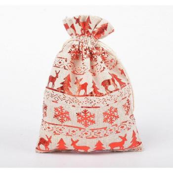 Bolsa “Regalo de Ensueño” – algodón estampado navideño