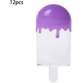 Wedding Delight Ice Cream Candy Set – 12 Clear Plastic Boxes